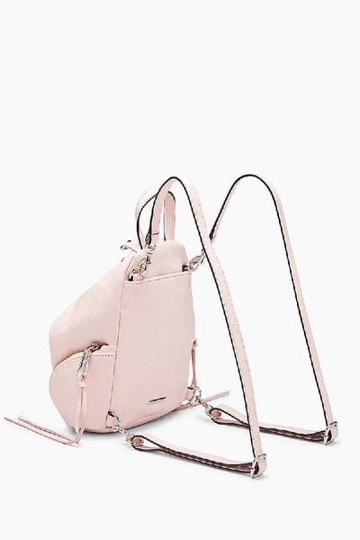 Shop Rebecca Minkoff Convertible Mini Julian Backpack In Vintage Pink
