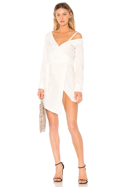Shop Chrissy Teigen X Revolve Destination Wrap Dress In White