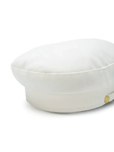 Shop Manokhi Peaked Cap In White