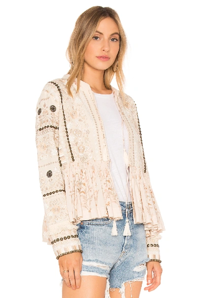 Shop Spell & The Gypsy Collective Arabian Jewel Matinee Jacket In Cream