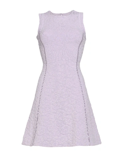 Shop Issa Short Dress In Lilac