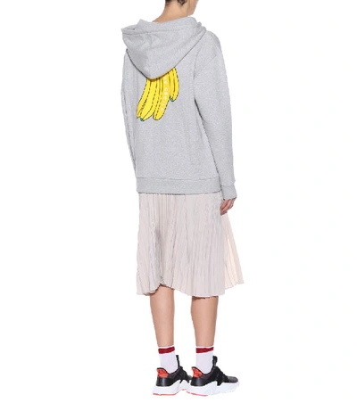 Shop Etre Cecile Banana Cotton Sweatshirt In Grey