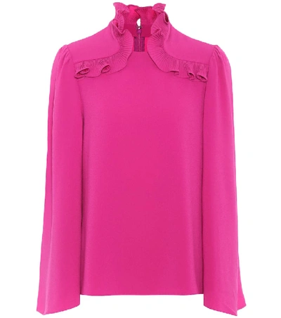 Shop Co Crêpe Blouse In Pink