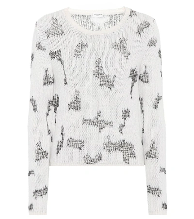 Shop Saint Laurent Cashmere Sweater In White