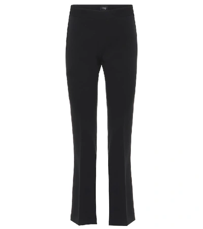 Shop Giambattista Valli Crêpe Trousers In Black