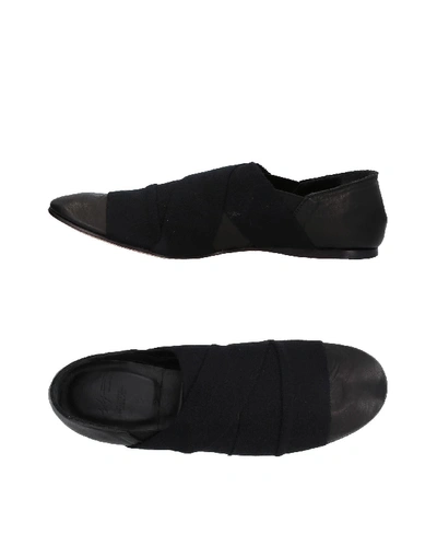 Shop Yohji Yamamoto Loafers In Black