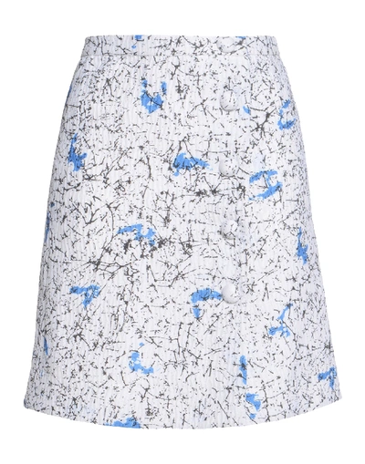 Shop Carven Mini Skirt In White