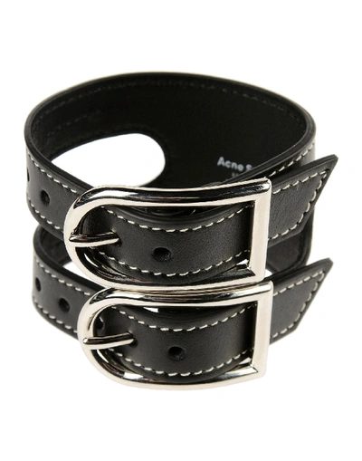 Shop Acne Studios Bracelet In Black