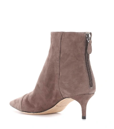 Shop Alexandre Birman Exclusive To Mytheresa.com - Kittie Suede Ankle Boots In Brown