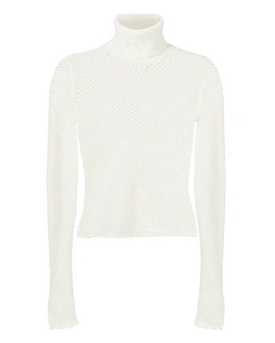 Shop A.l.c Jones Open Knit Cropped Sweater