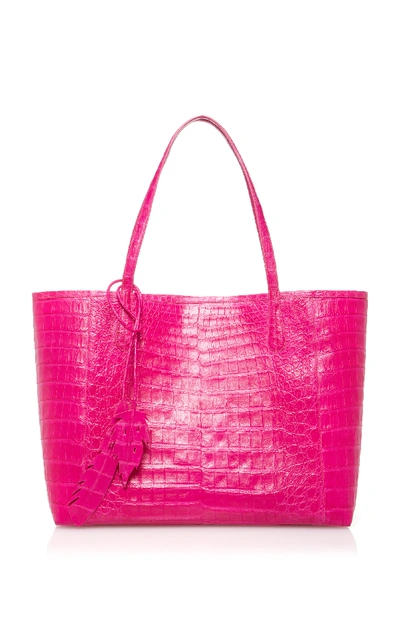 Shop Nancy Gonzalez Erica Tote In Pink
