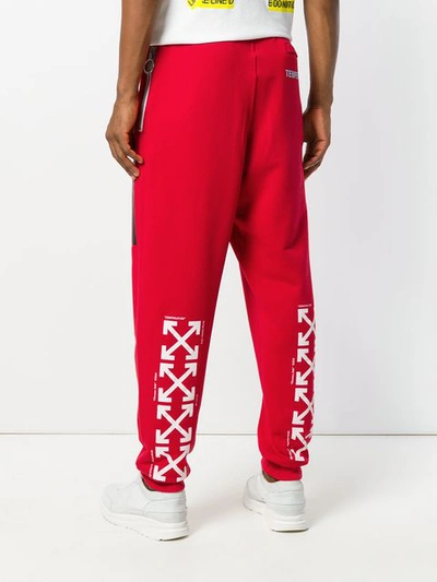 Monalisa print track pants