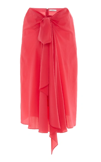 Shop Tome Bow Skirt In Pink