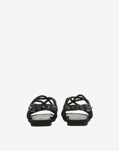 Shop Valentino Torchon Sandal In Black