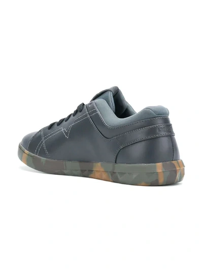 Shop Diesel S-studdzy Lace Sneakers In Grey