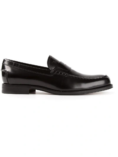 Shop Tod's Classic Penny Loafers - Black