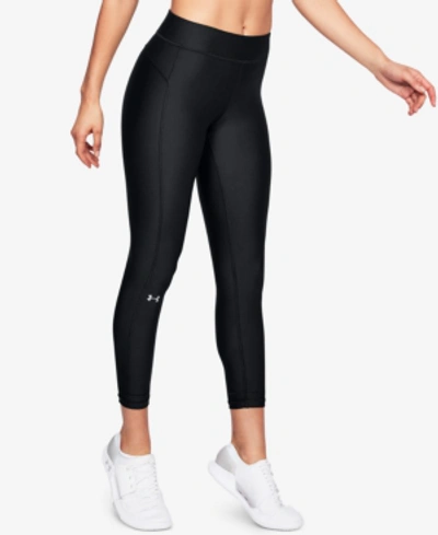 Under Armour Women's High-rise Compression 7/8 Length Leggings In  Black/white | ModeSens