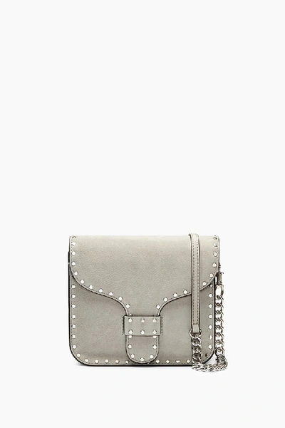 Shop Rebecca Minkoff Midnighter Mini Messenger In Grey