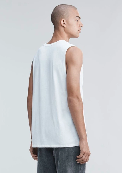 Shop Alexander Wang High Twist Muscle Tank In White