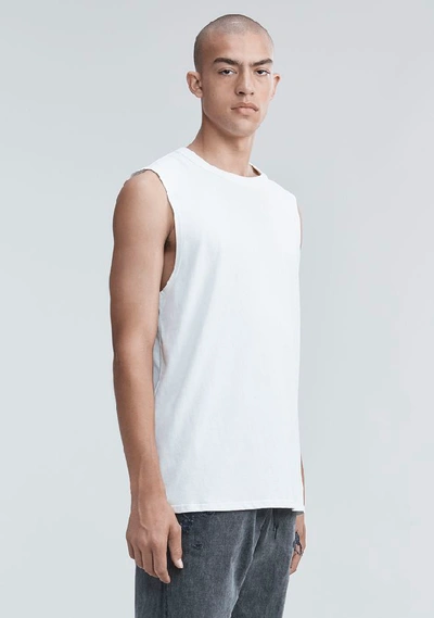 Shop Alexander Wang High Twist Muscle Tank In White