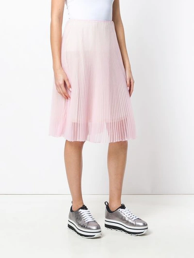 Shop Prada Classic Pleated Skirt