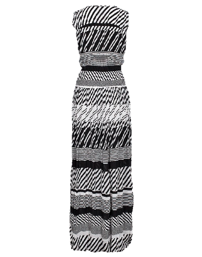 Shop Tomas Maier Maxi Dress In Blk-chlk