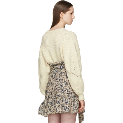 Shop Isabel Marant Ecru Laley Sweater In 23ec Ecru