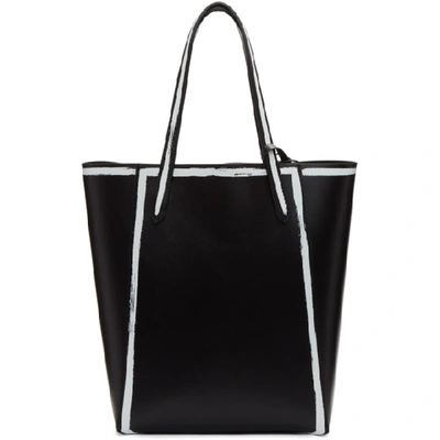 Shop Givenchy Black Neo Stargate Tote In 001 Black