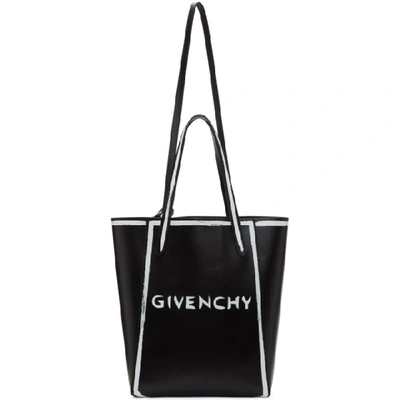 Shop Givenchy Black Neo Stargate Tote In 001 Black