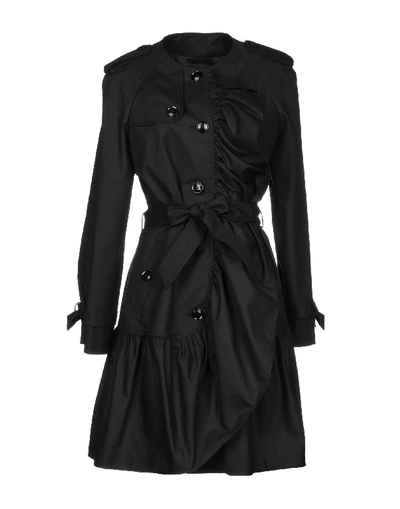 Shop Boutique Moschino Full-length Jacket In Black