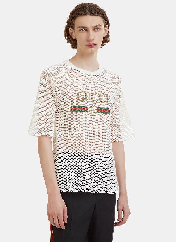 mesh gucci shirt