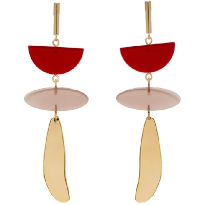 Shop Isabel Marant Red Other Potatoes Earrings In Red 70rd