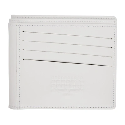 Shop Maison Margiela White Inside Out Wallet In 100 White