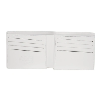 Shop Maison Margiela White Inside Out Wallet In 100 White