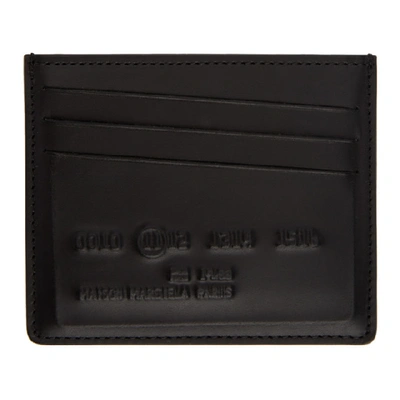 Shop Maison Margiela Black Inside Out Card Holder