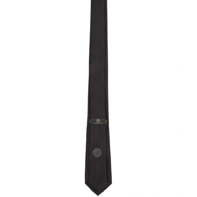 Shop Versace Black Medusa Tie In I1800 - Bla