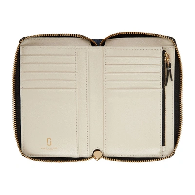 Marc Jacobs Snapshot Mini Compact French Wallet In 455 Blue Se