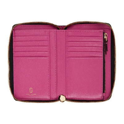 Shop Marc Jacobs Pink Small Snapshot Wallet