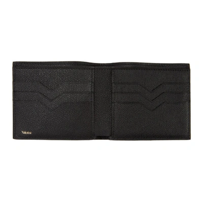 Shop Valextra Black 6cc Bifold Wallet In N Nero