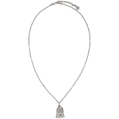 Shop Gucci Silver Ghost Necklace