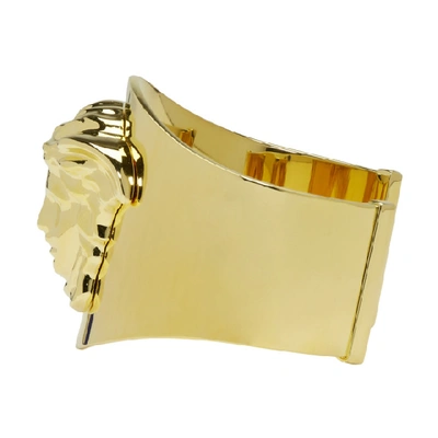 Shop Versace Gold Medusa Cuff Bracelet