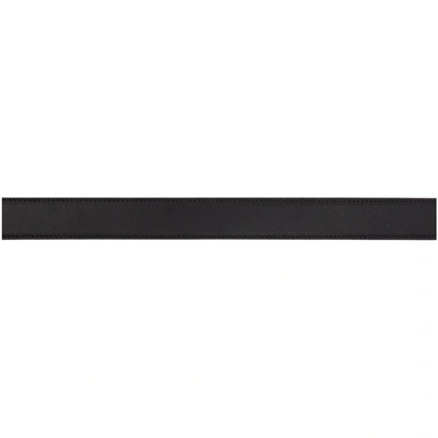 Shop Loewe Black Anagram Belt In 1555.black