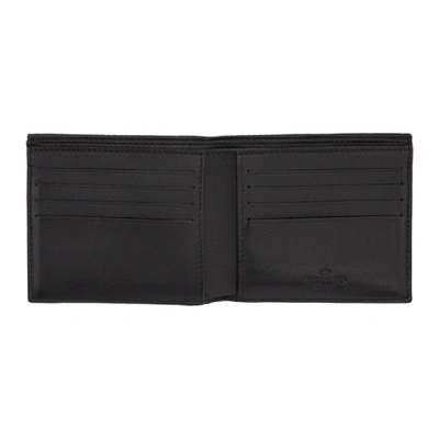 Shop Valentino Black  Garavani Nylon Camo Wallet In 0no Black