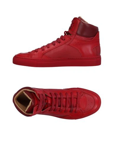 Shop Mm6 Maison Margiela Sneakers In Red