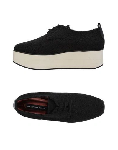 Shop Alexander Smith Laced Shoes In Black