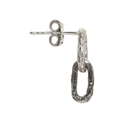 Shop Pearls Before Swine Silver Two-tone Double Link Earrings