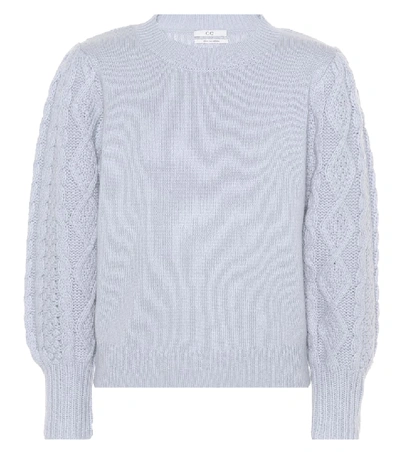 Shop Co Wool And Cashmere Sweater In Blue