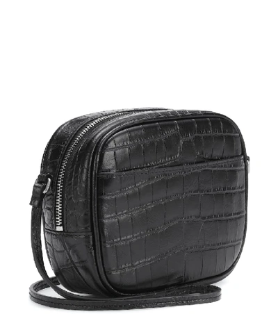 Shop Saint Laurent Monogram Blogger Leather Shoulder Bag In Female