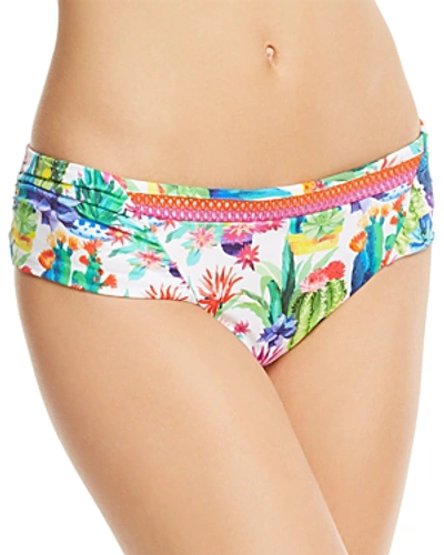 Shop Nanette Lepore Cactus Charmer Bikini Bottom In Multi