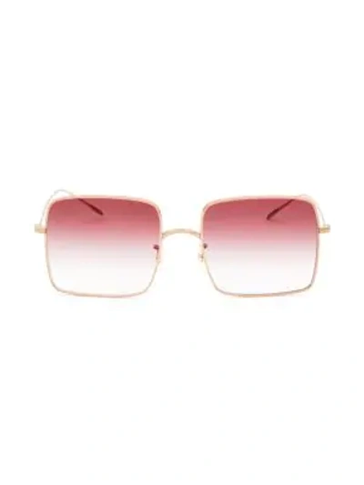 Shop Oliver Peoples Rassine 56mm Square Sunglasses In Pink